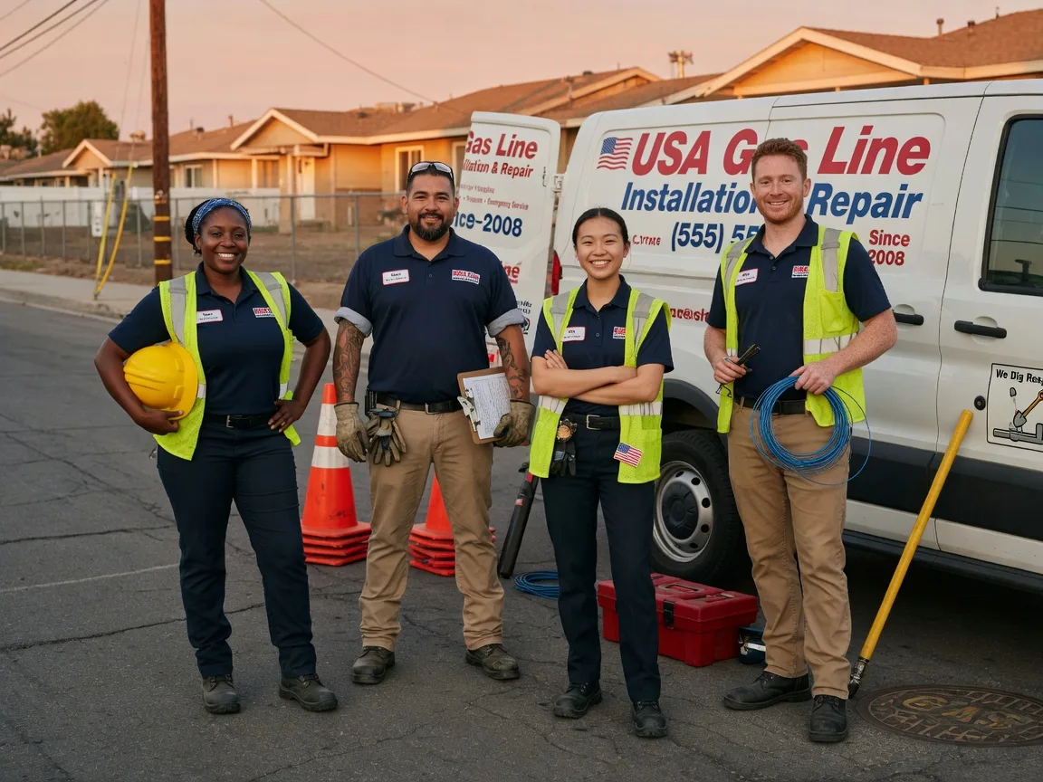 Gas Line Installation company in Nichols, IA